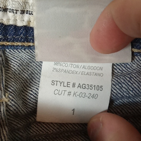 VINTAGE💥 KANCAN JEANS - WOMAN'S DISTRESSED MED BL - Picture 5 of 8